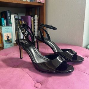 Vince Camuto Black Patent Leather Heels